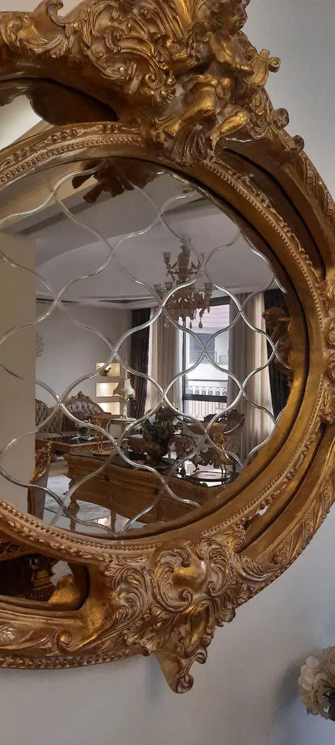 ایینه قدی و دیواری با شمعدانی|آینه|تهران, شهرک شهید باقری|دیوار