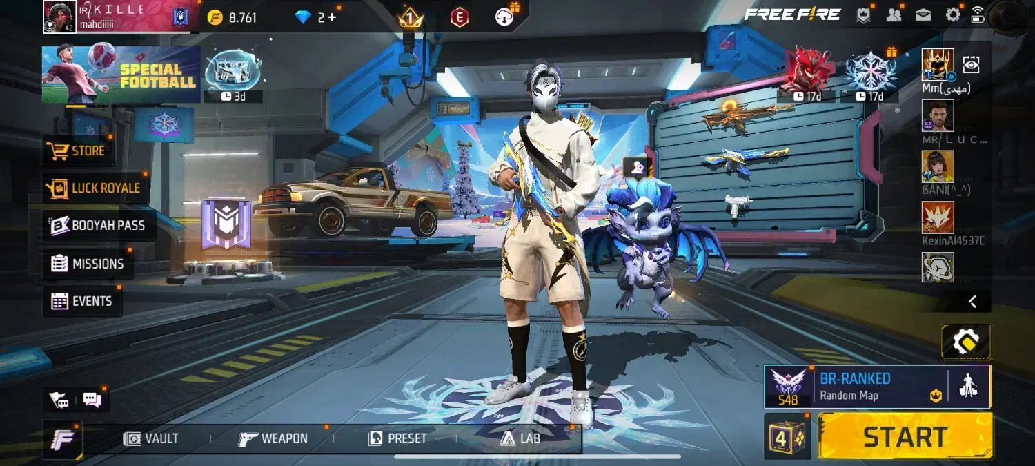 اکانت فیری فایر|کنسول، بازی ویدئویی و آنلاین|سعدآباد, |دیوار