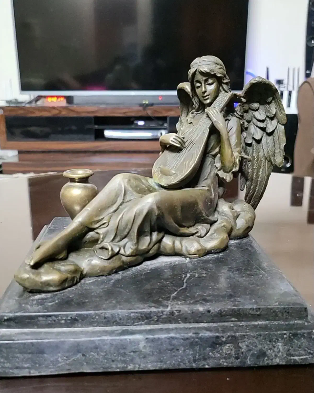 حراج مجسمه برنزی فرشته گیتار به دست|مجسمه، تندیس، ماکت|تهران, اکباتان|دیوار