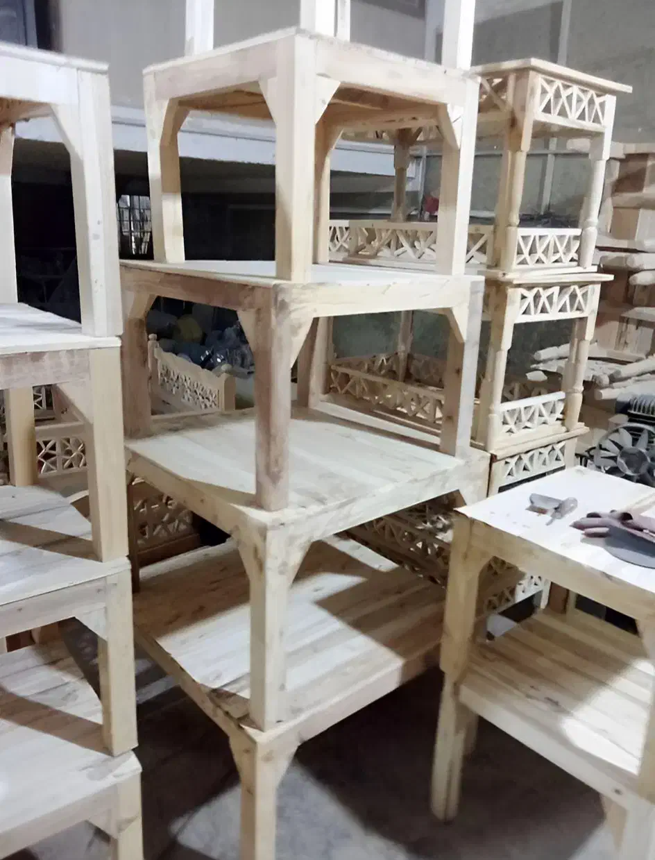 کرسی چوبی شامگاهی شده سفارشی با پایه های مقاوم فول|بخاری، هیتر، شومینه|تهران, شهرک ولیعصر جنوبی|دیوار