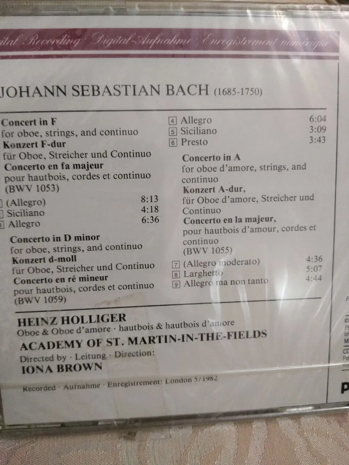 دو عدد سی دی کلاسیک اصل موتسارت و باخ|فیلم و موسیقی|تهران, قیطریه|دیوار