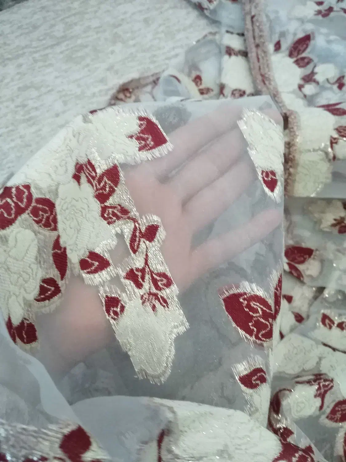 پارچه هریر شیشه ای|لوازم خیاطی و بافتنی|خرم‌آباد, |دیوار