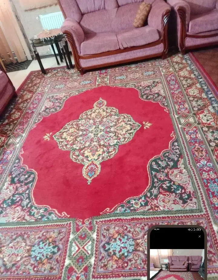 یک جفت فرش 9 متری بفروش میرسد|فرش|صدرا-فارس, فاز ۱|دیوار