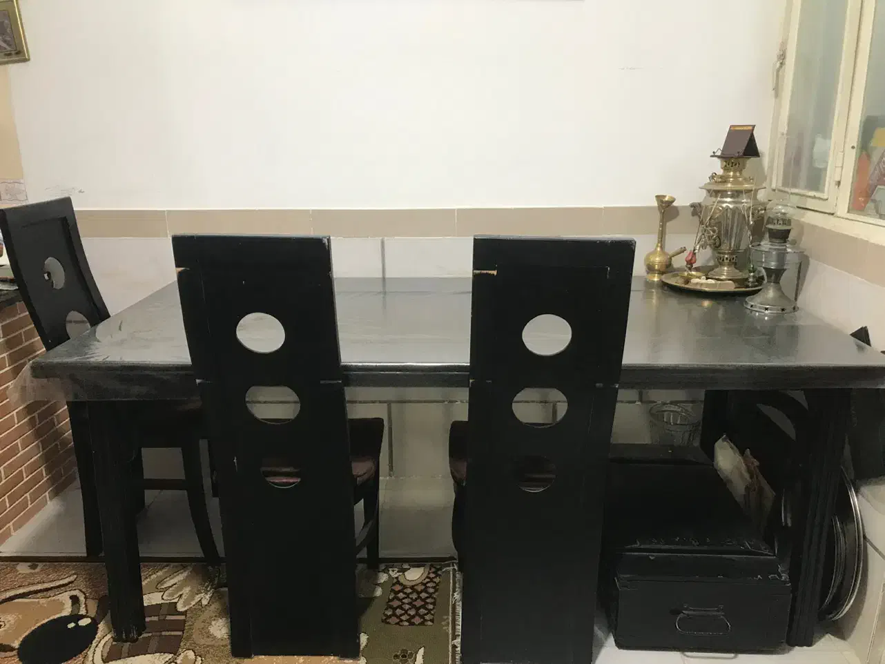 میز غذا خوری ۸ نفره|میز و صندلی غذاخوری|ساری, |دیوار