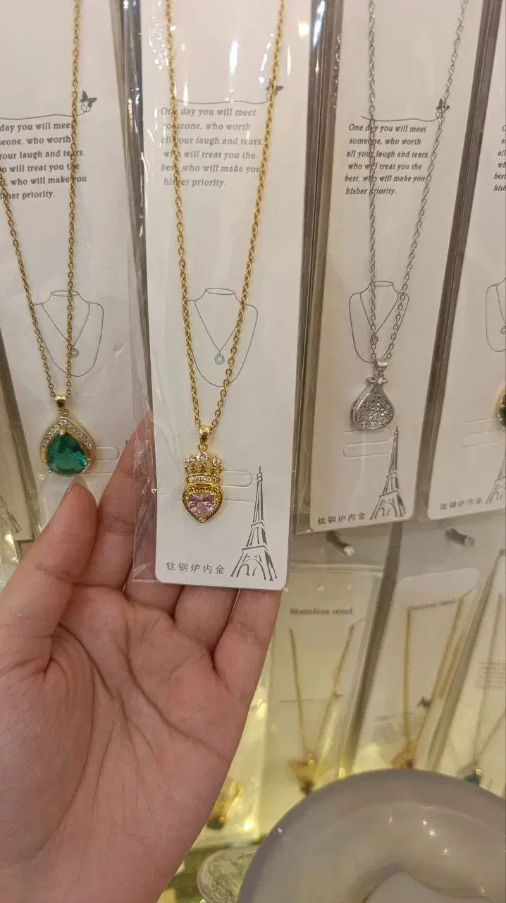 گردنبندهای مختلف و متنوع زنانه و دخترانه استیل|بدلیجات|مشهد, نکاح|دیوار