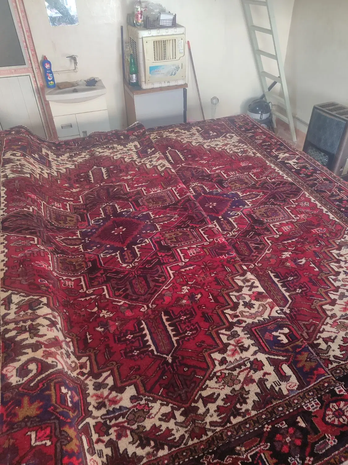 یکجفت فرش ۶متر مهربان کارکرده|فرش|تبریز, |دیوار
