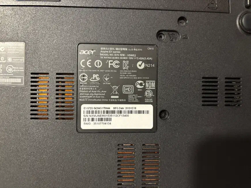 لپتاپ ایسر 572G|رایانه همراه|اصفهان, مهدی آباد|دیوار