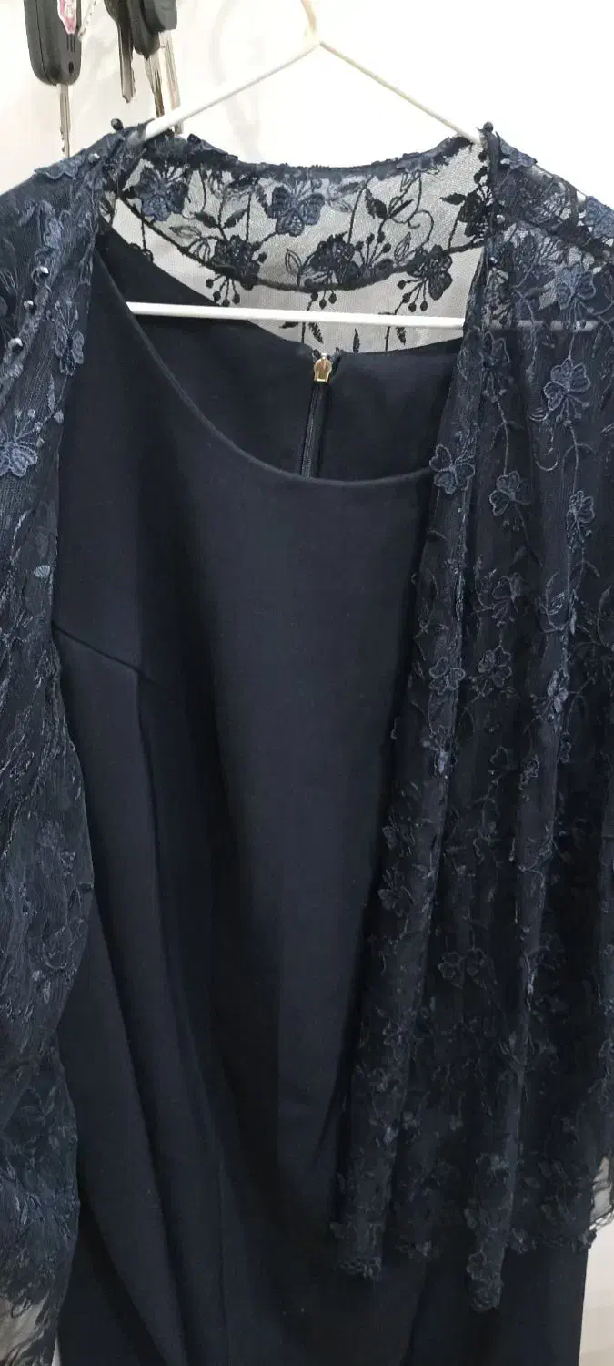 کت گیپور با سارافون سایز بزرگ سرمه ای|لباس|تهران, حر|دیوار