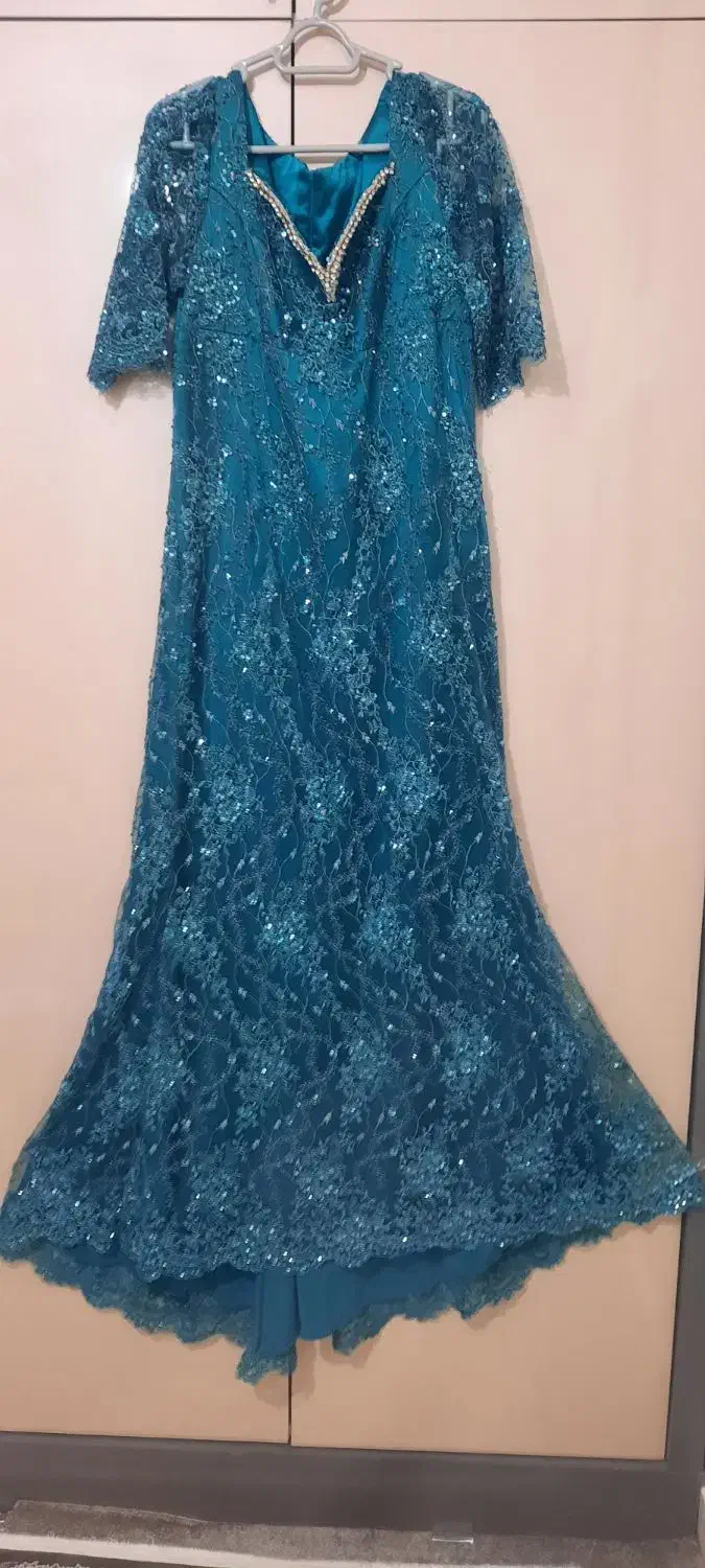 لباس کاملا سنگ دوزی مناسب عقد و مجالس|لباس|همدان, |دیوار