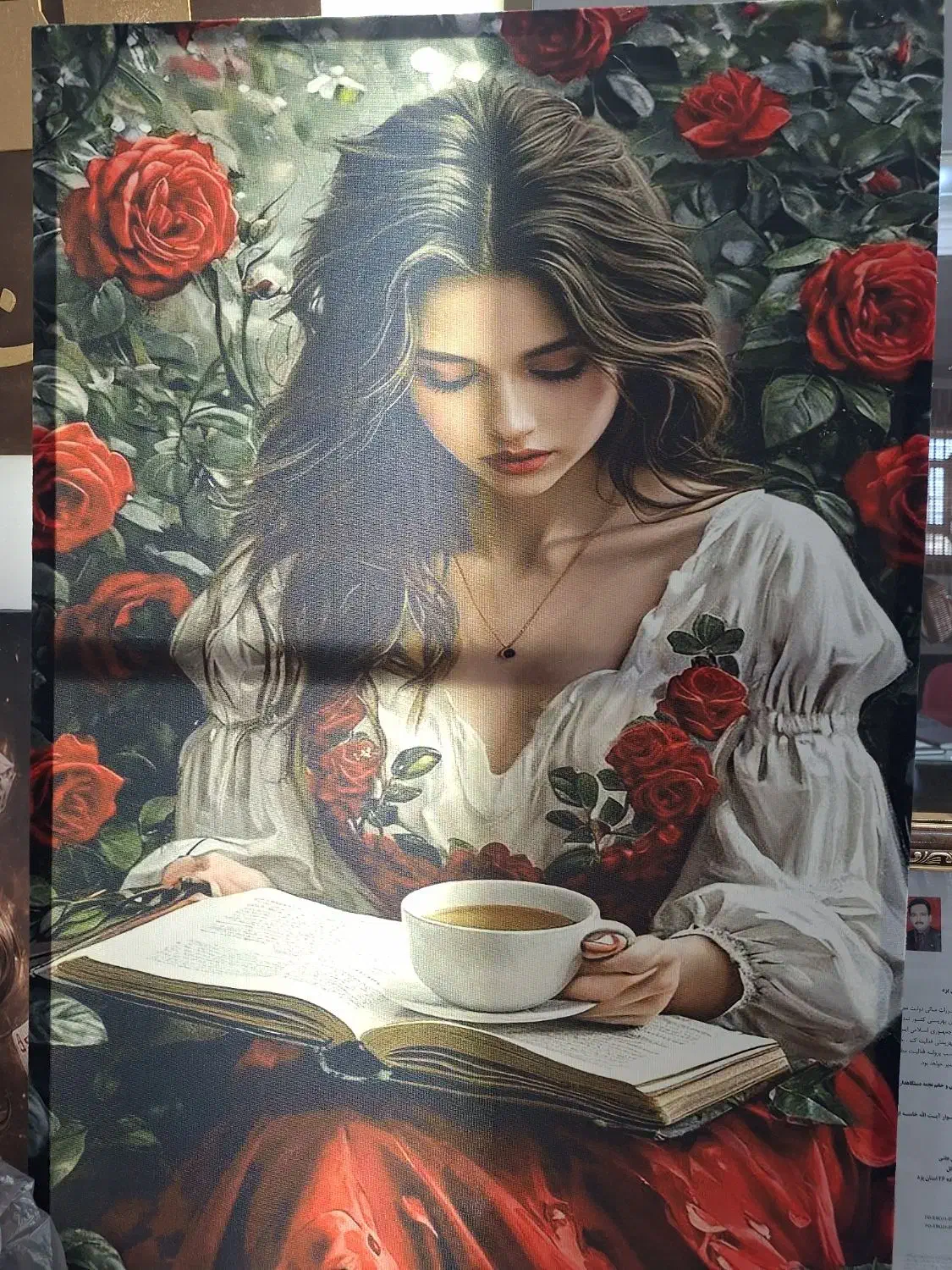 قاب عکس مخمل آرایشگاه زیر فی|تابلو، نقاشی، عکس|یزد, |دیوار