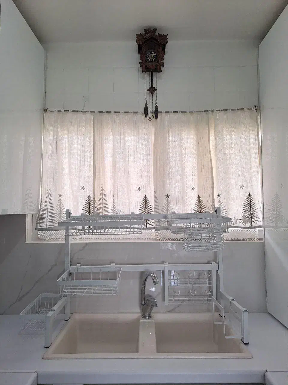 آبچکان روی سینک تمام استیل جاظرفی استندرنگ کوره ای|آب‌چکان و نظم‌دهنده ظروف|تهران, حسن‌آباد|دیوار