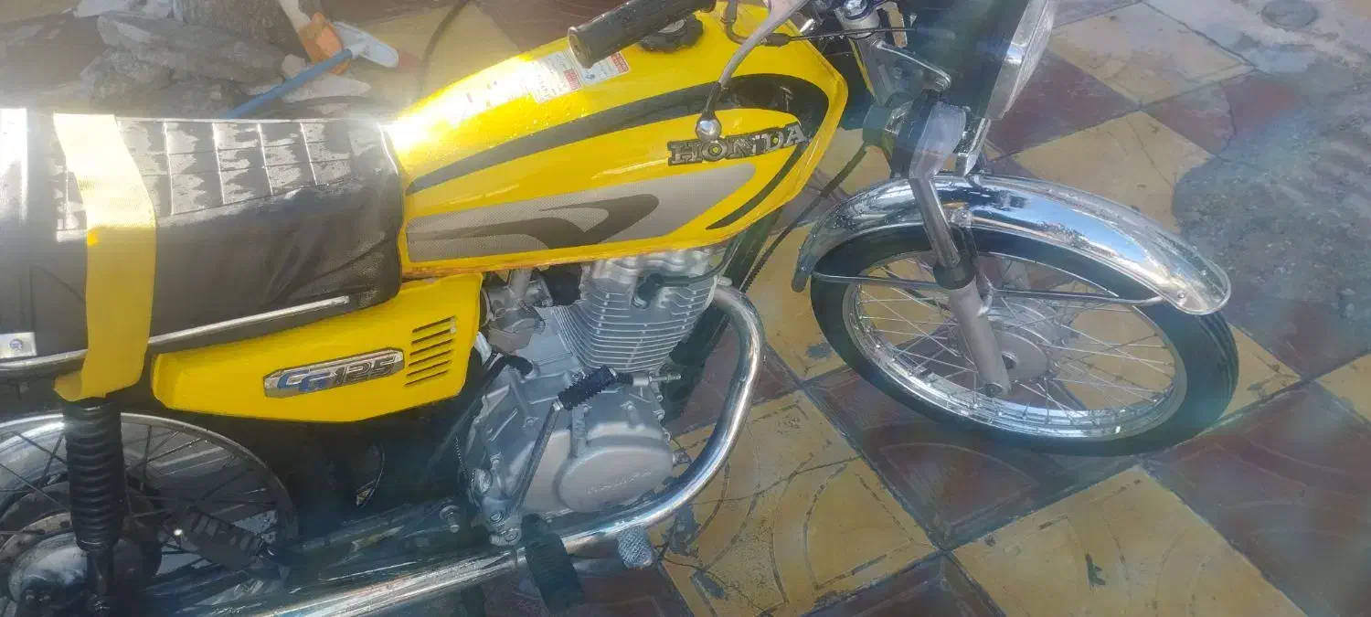 موتور 125 مدل 93 مزائده|موتورسیکلت|نورآباد, |دیوار