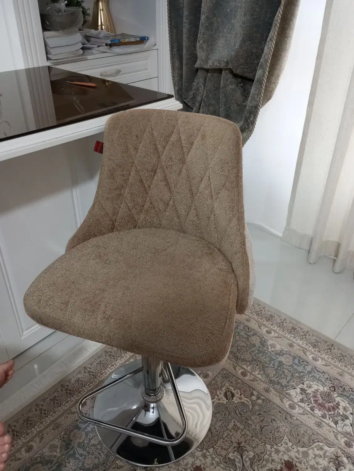 صندلی اپن  کرم رنگ جک دار،دو عدد|صندلی و نیمکت|مشهد, حسین‌آباد|دیوار