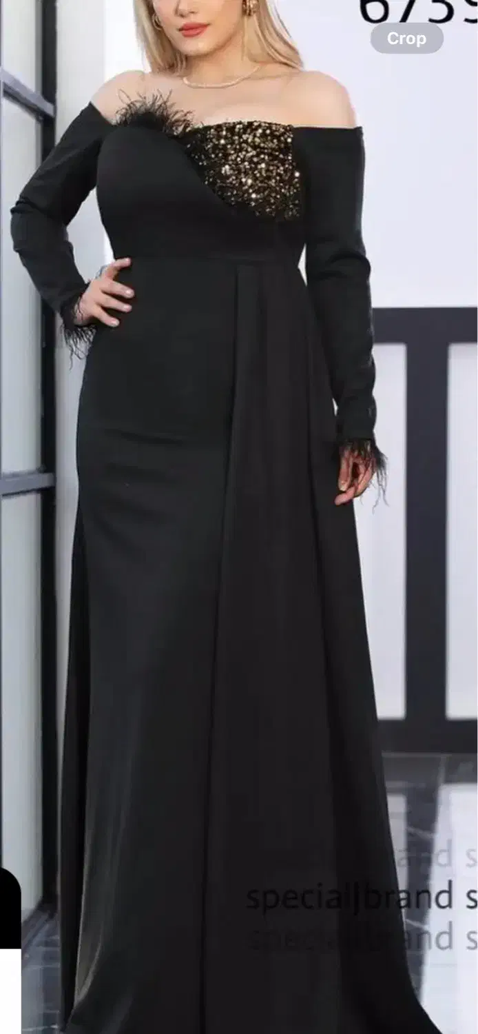 پیراهن مجلسی سایز ۴۸/۵۰نو|لباس|قائم‌شهر, |دیوار