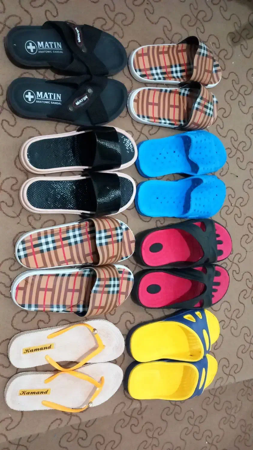 دمپایی نو با قیمت باور نکردنی|کیف، کفش، کمربند|یاسوج, |دیوار