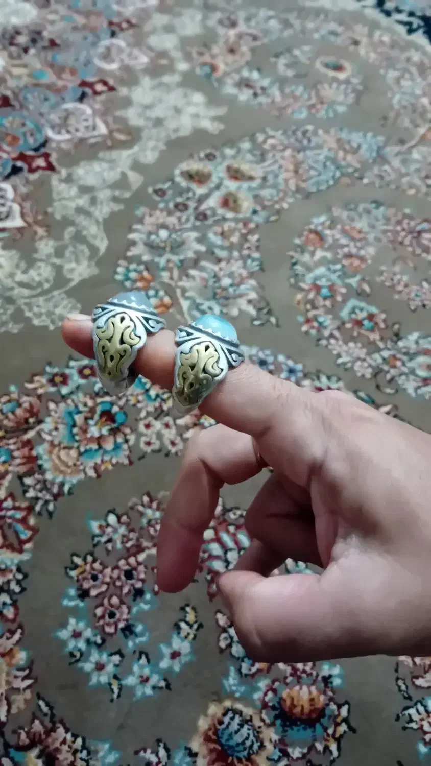 انگشتر نقره سنگش هم زنده  است|بدلیجات|ساوه, |دیوار