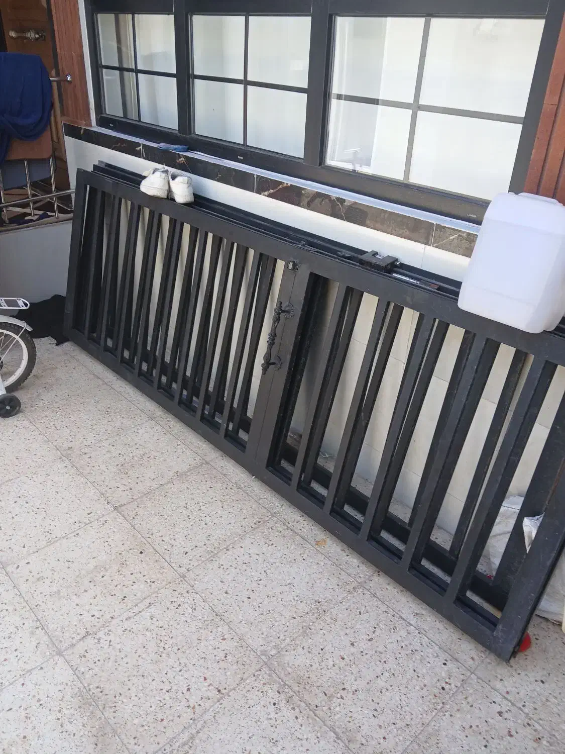 درب اهنی حیاطی|مصالح و تجهیزات ساختمان|آق قلا, |دیوار