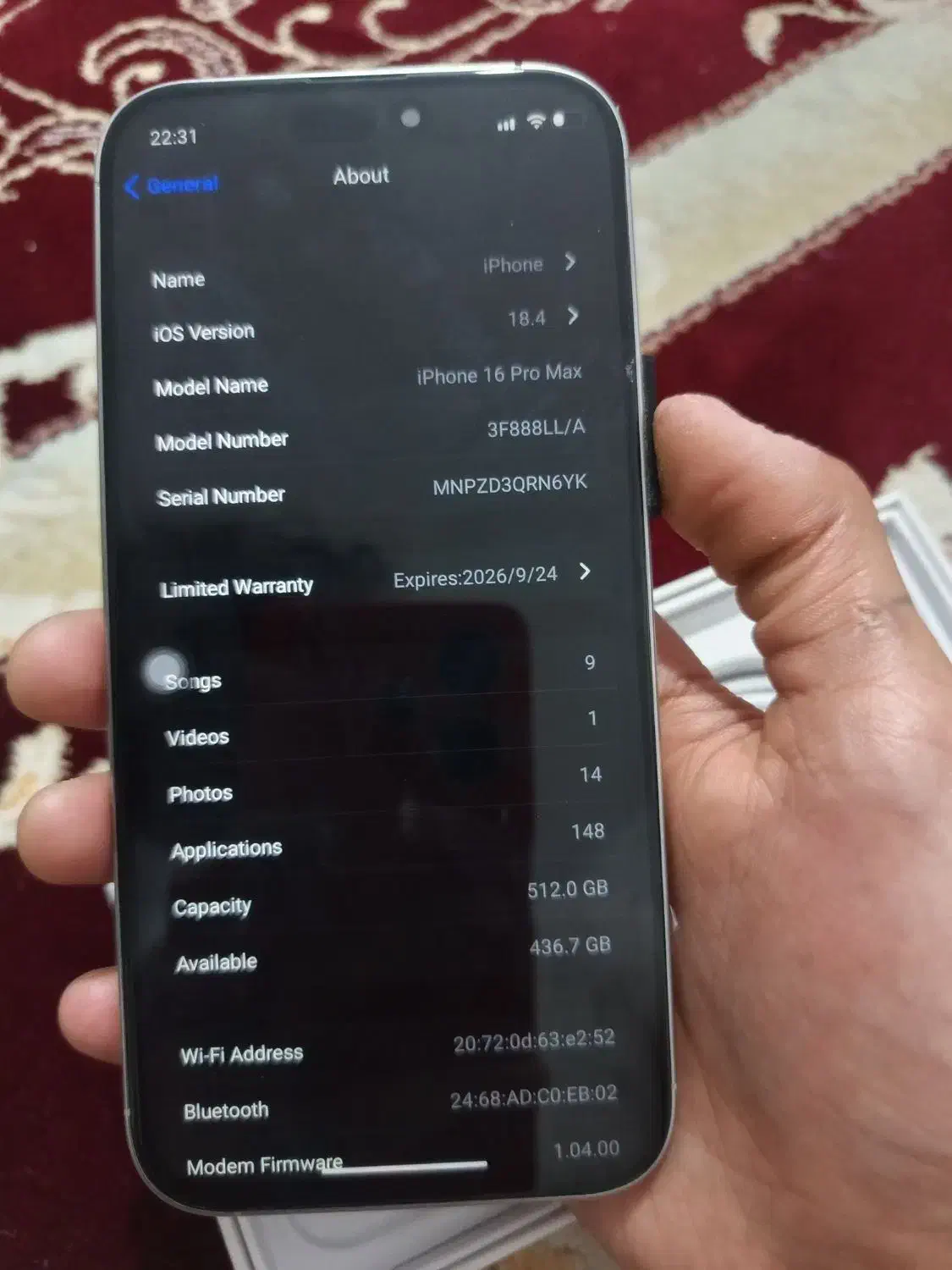 iPhone 16 pro max|موبایل|صفادشت, |دیوار