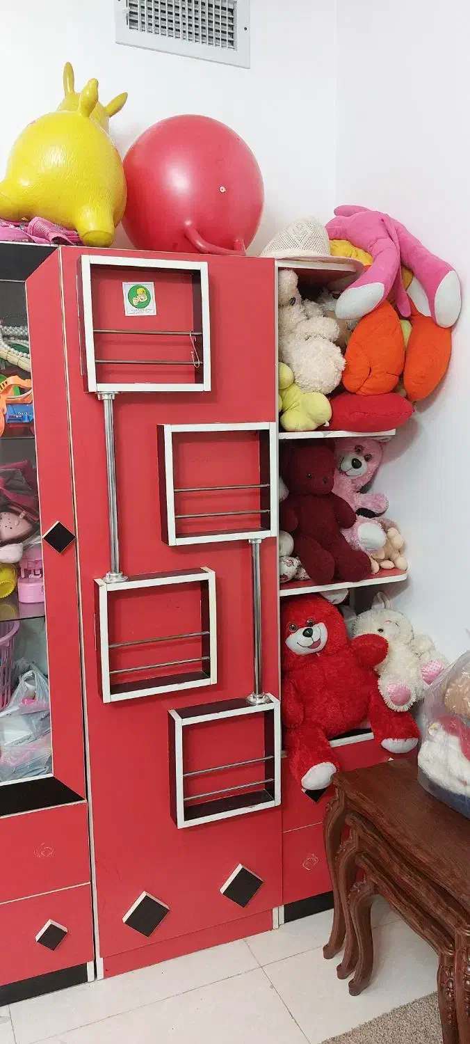 کمد کودک|جاکفشی، کمد، دراور|قم, شاه سید علی|دیوار