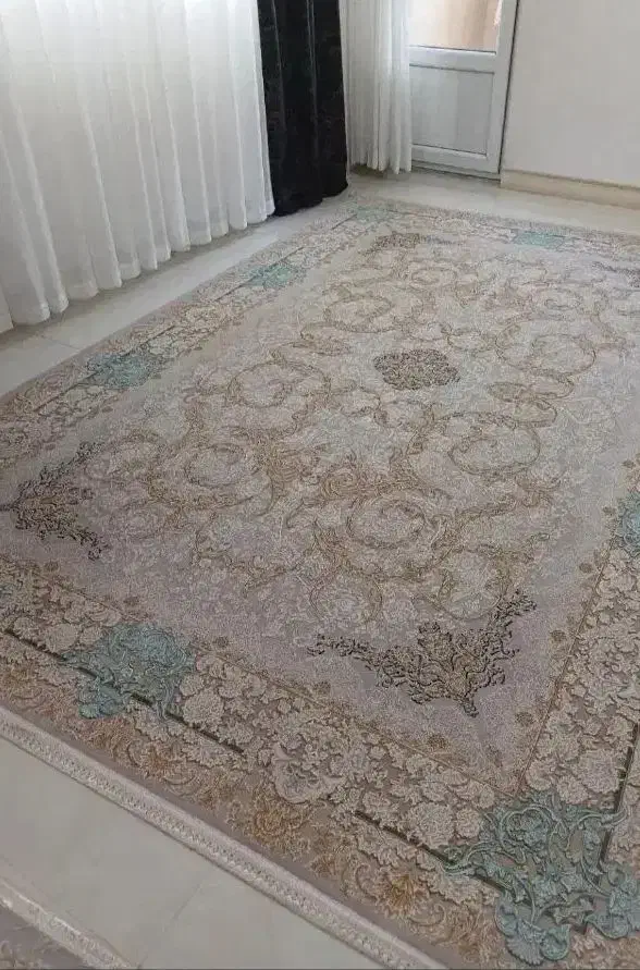 ۵عددفرش تمام ابریشم چهارتا  ۹متری یک عدد۶متری|فرش|فردوسیه, |دیوار