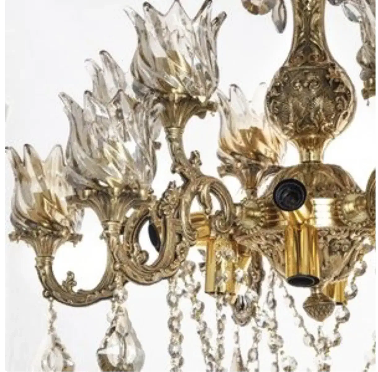 لوستر ۶ شاخه دوبل با ۲۴ شعله|لوستر و چراغ آویز|اراک, |دیوار