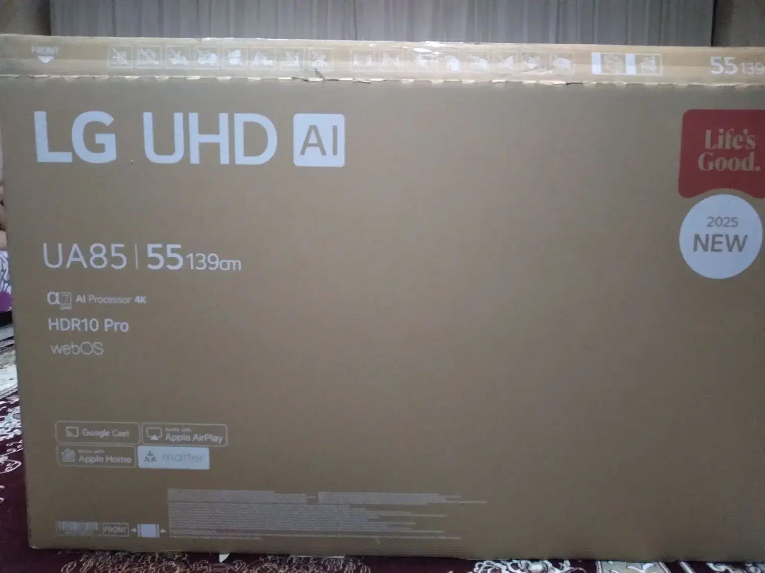 کارتن تلویزیون  LG|تلویزیون و پروژکتور|کازرون, |دیوار