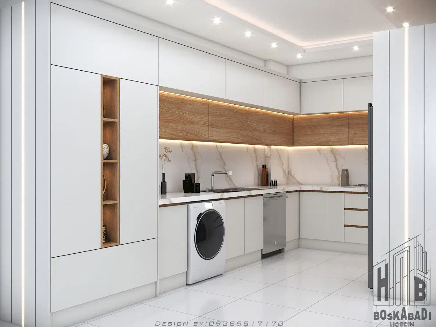 ساخت کابینت و کمد دم قسط|کتابخانه، شلف، قفسه‌های دیواری|بم, |دیوار