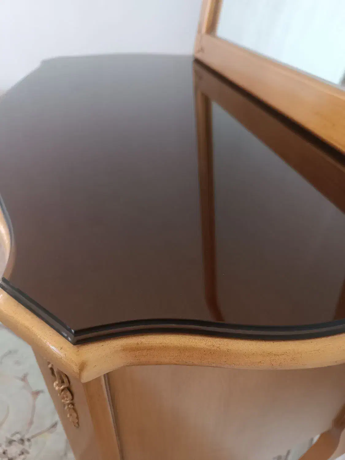 ایینه کنسول چوب روس|مبلمان خانگی و میز عسلی|قائن, |دیوار