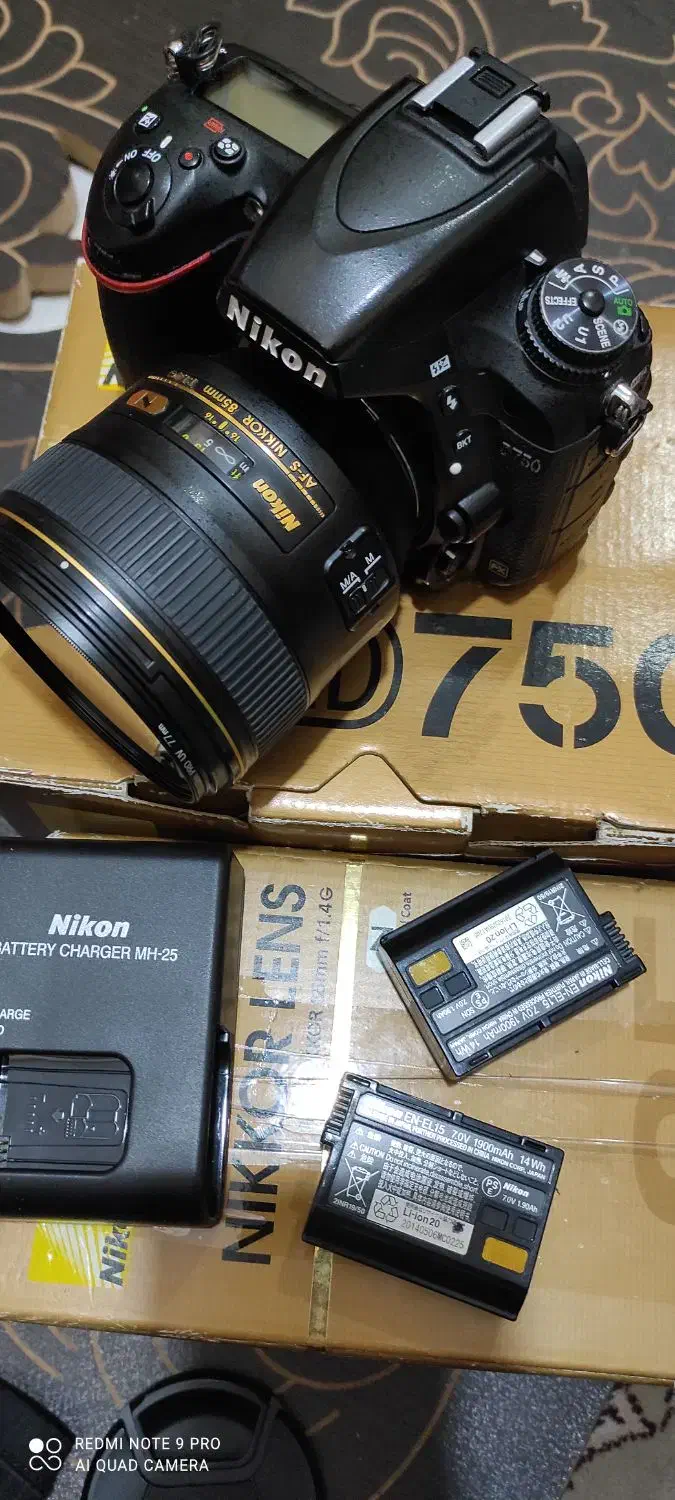 نیکون d750 با لنز 85 نانو f1.4|دوربین عکاسی و فیلم‌برداری|کرمانشاه, |دیوار