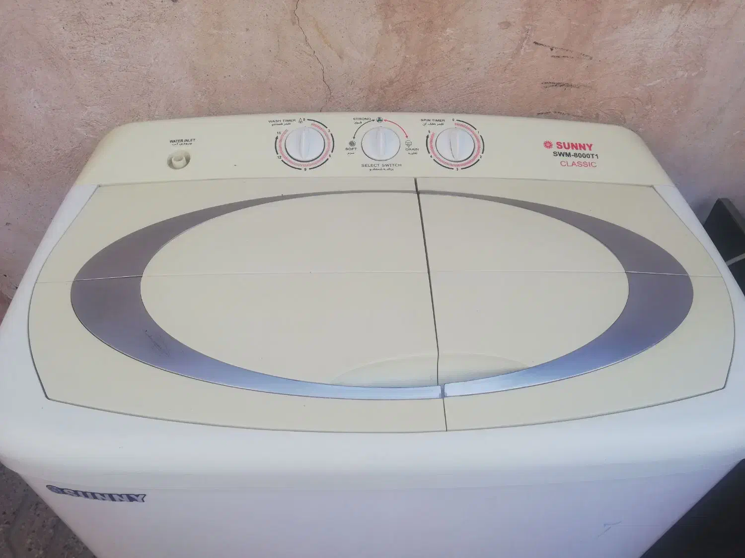 لباسشویی دو قلو سانی|ماشین لباسشویی و خشککن لباس|مشهد, کشاورز|دیوار