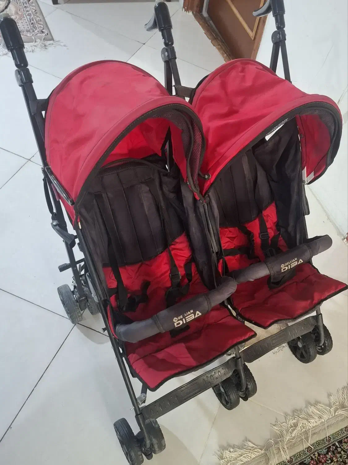 کالسکه دوقلو|کالسکه و لوازم جانبی|علی‌آباد کتول, |دیوار