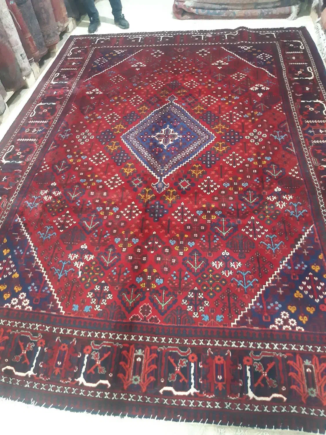 ۲تخته فرش جوشقان ۹ متری ۱تخته ۶متری کاشان  ر|فرش|قرچک, زیبا شهر|دیوار