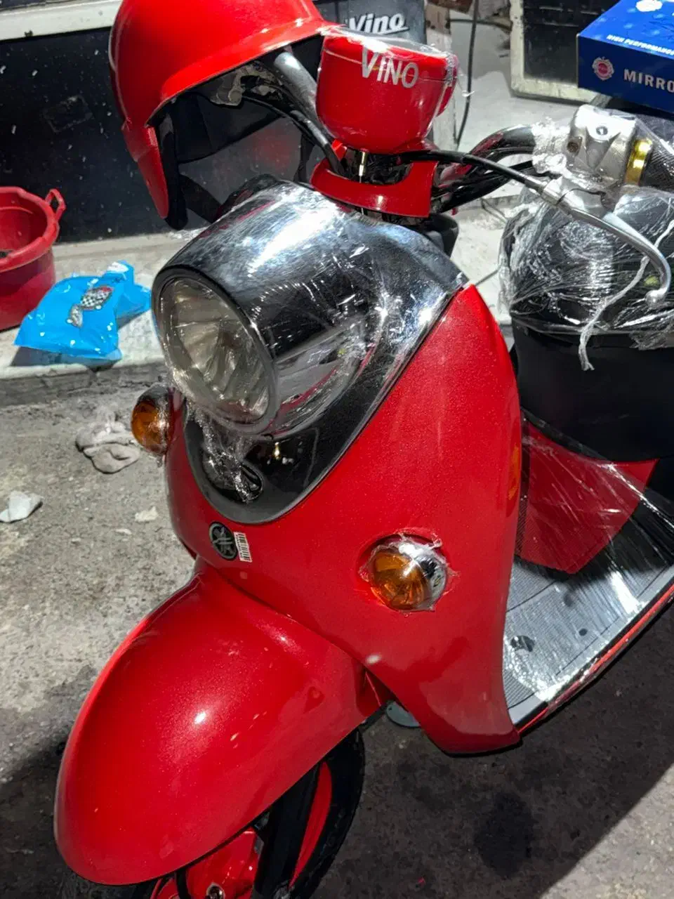 موتور 50 سی سی یاماها وینو|موتورسیکلت|پرند, فاز ۶|دیوار