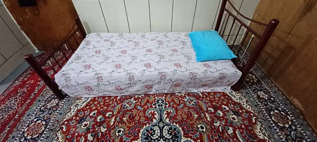 تخت خواب یک نفره فرفورژه|تخت و سرویس خواب|اهواز, منبع اب|دیوار