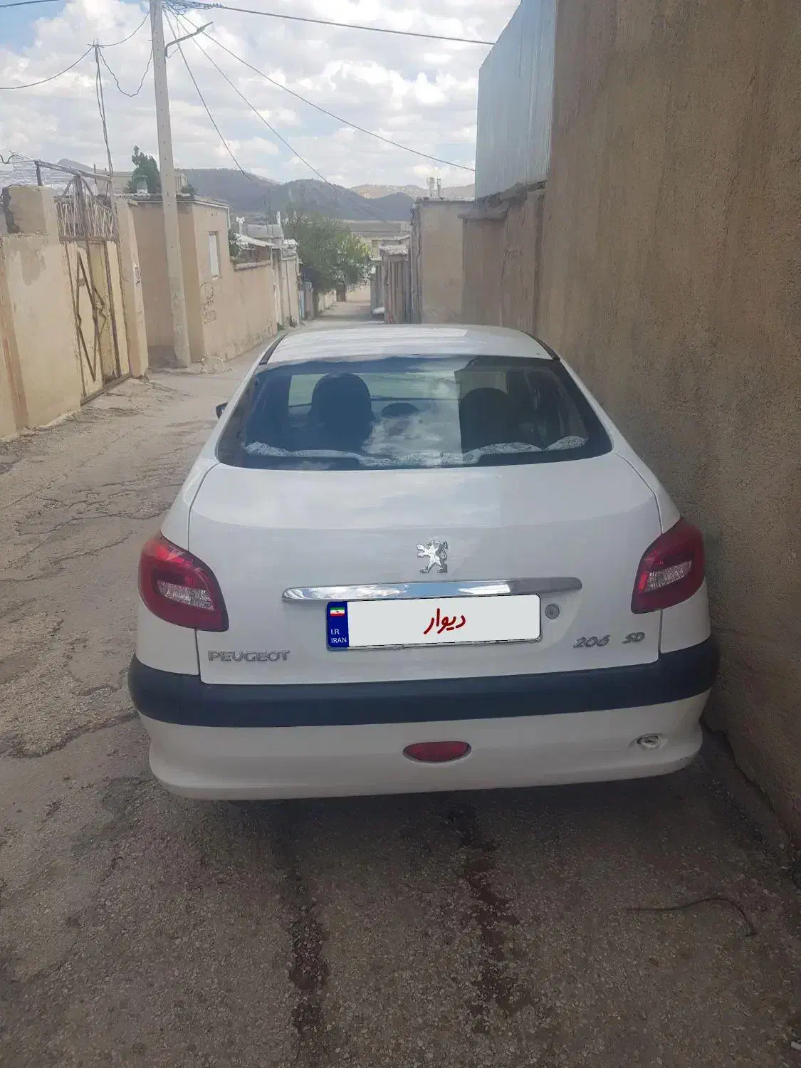 206 sd V8|خودرو سواری و وانت|گهواره, |دیوار