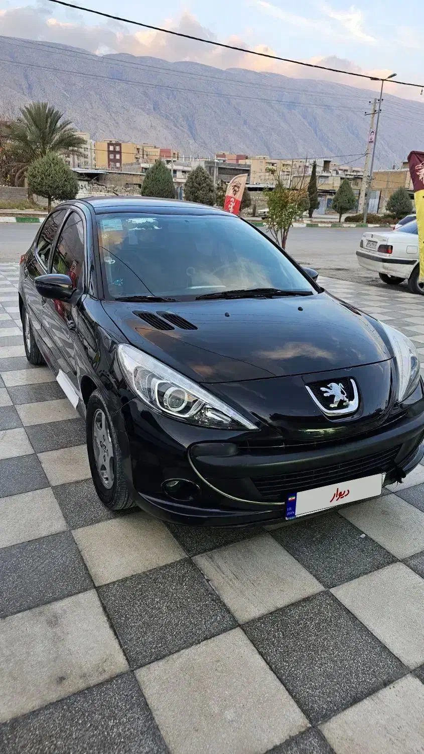 207 پانا 1400 فول آبنوس|خودرو سواری و وانت|شیراز, گلشن|دیوار