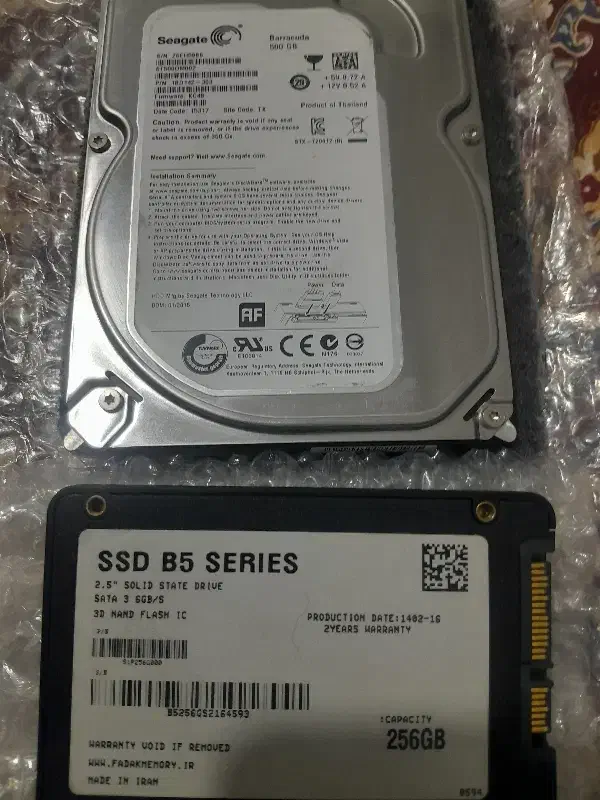 هارد 256 ssd|قطعات و لوازم جانبی رایانه|قزوین, |دیوار