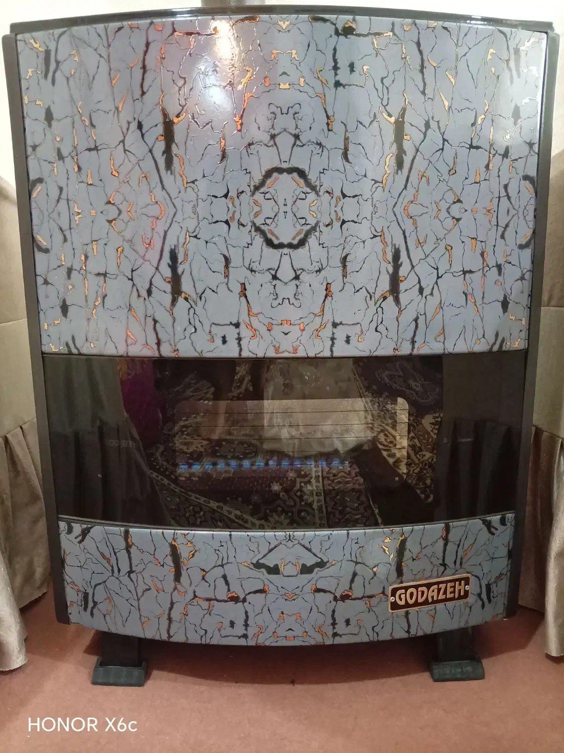 بخاری گازی گدازه|بخاری، هیتر، شومینه|خوی, |دیوار