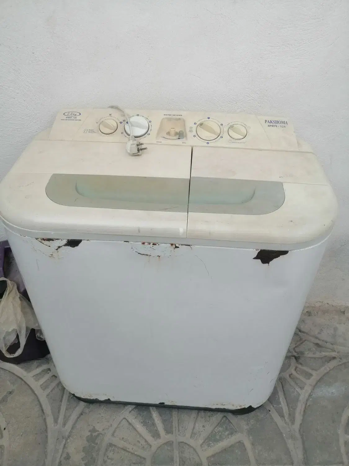 لباسشوی دوقلو سالم|ماشین لباسشویی و خشککن لباس|شیراز, شیخ علی چوپان|دیوار