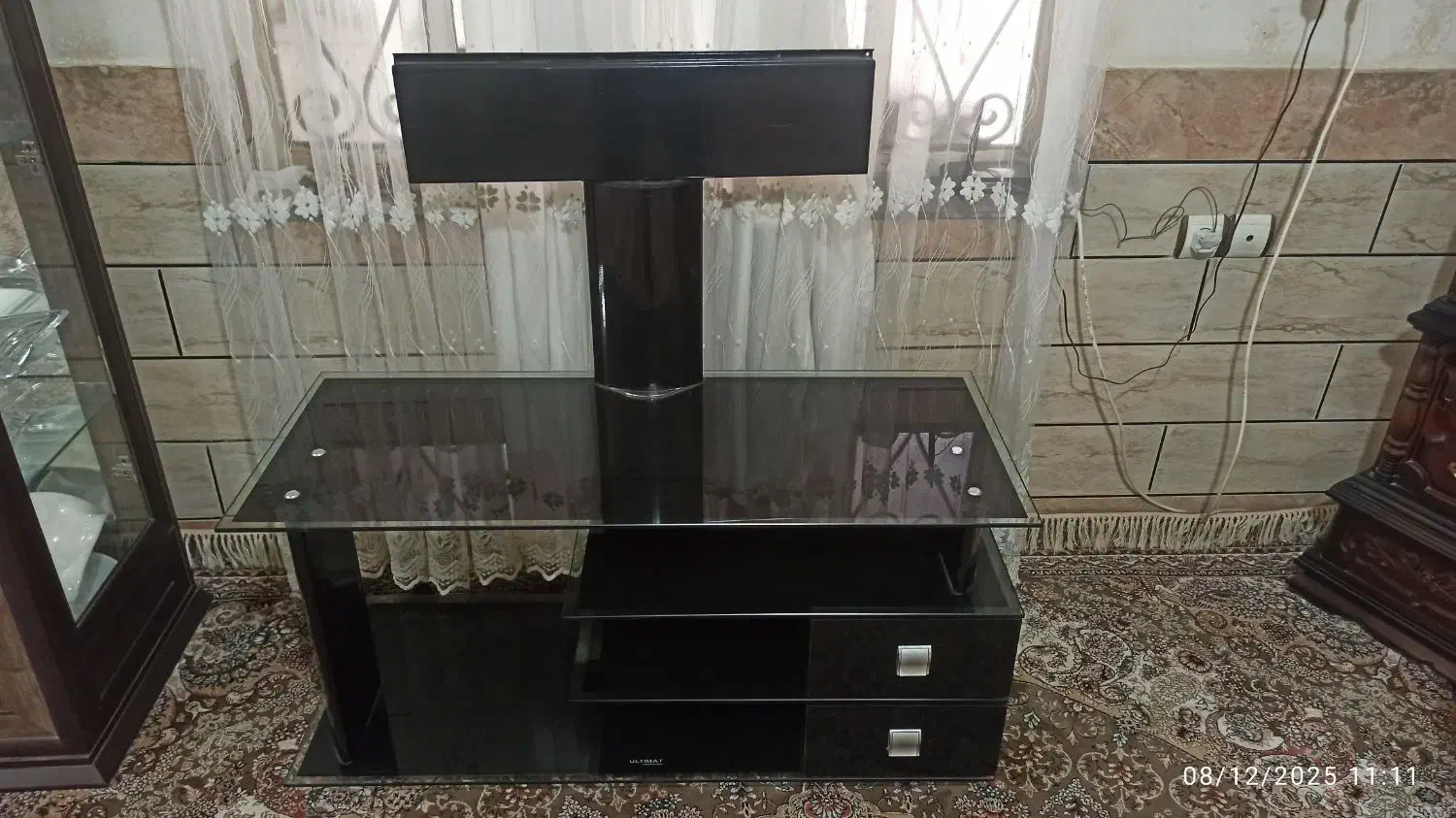 میز شیشه ای تلویزیون|میز تلویزیون|شوشتر, |دیوار