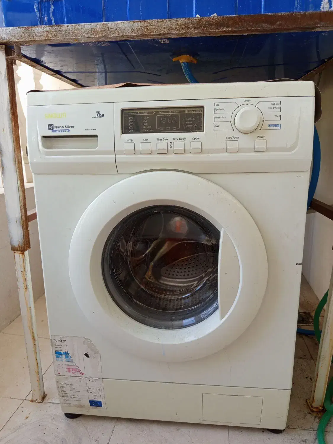 لباسشویی اسنوا هفت کیلویی سالم و بدون هیچ ایرادی|ماشین لباسشویی و خشک‌کن لباس|شیراز, رازی|دیوار