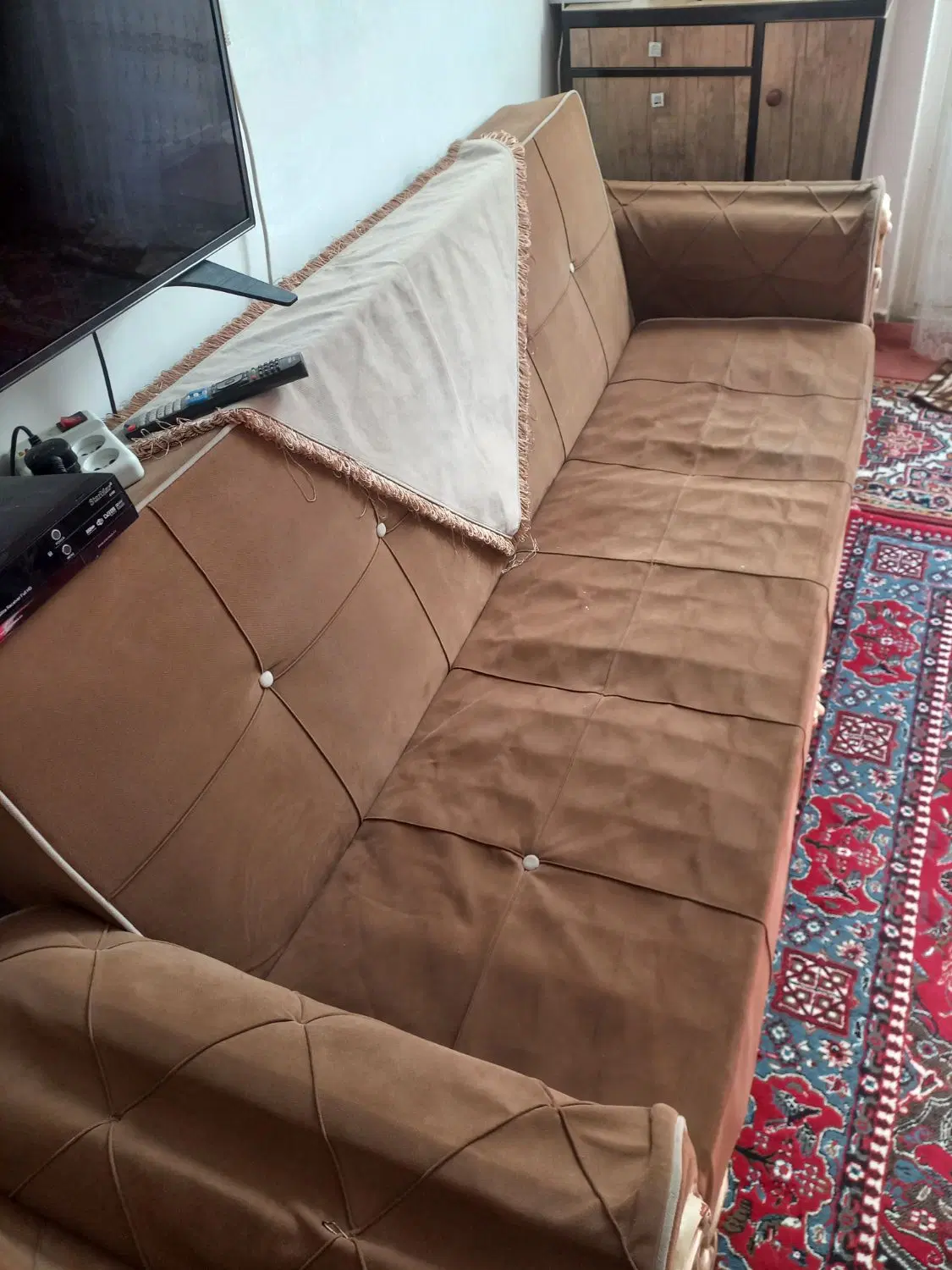 مبل ۱۰ نفره تاشو تخت شو باکس دار|مبلمان خانگی و میز عسلی|تبریز, |دیوار