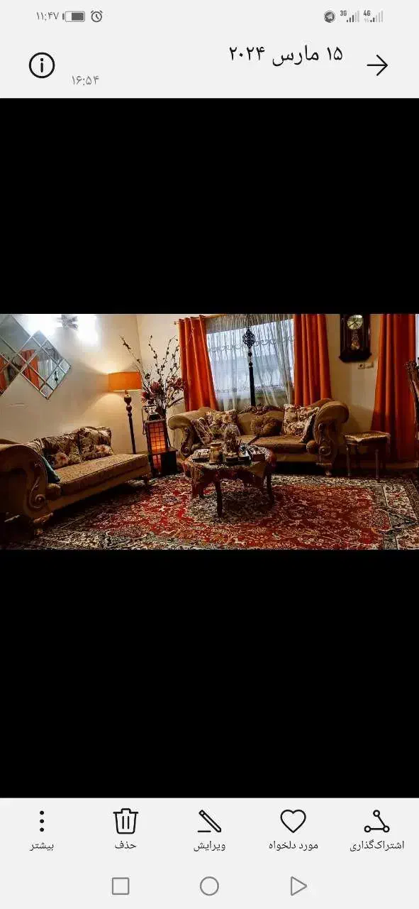 فرش 9متری 500شانه سپهر کاشان 100صد در صد آکرلیک|فرش|لاهیجان, جمهوری|دیوار