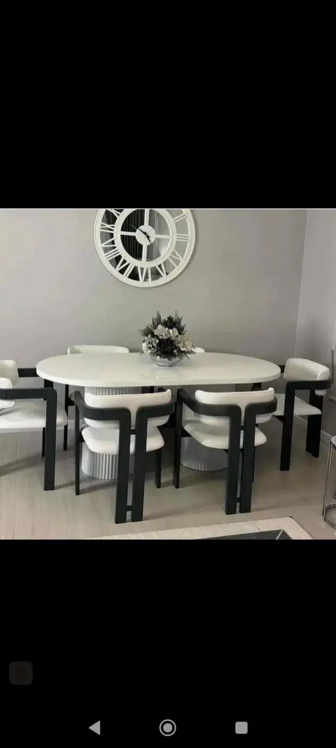 نهارخوری دیزاین|میز و صندلی غذاخوری|رویان, |دیوار