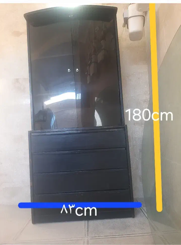 کتابخانه وبوفه ۴ کشو|کتابخانه، شلف، قفسه‌های دیواری|گرگان, |دیوار