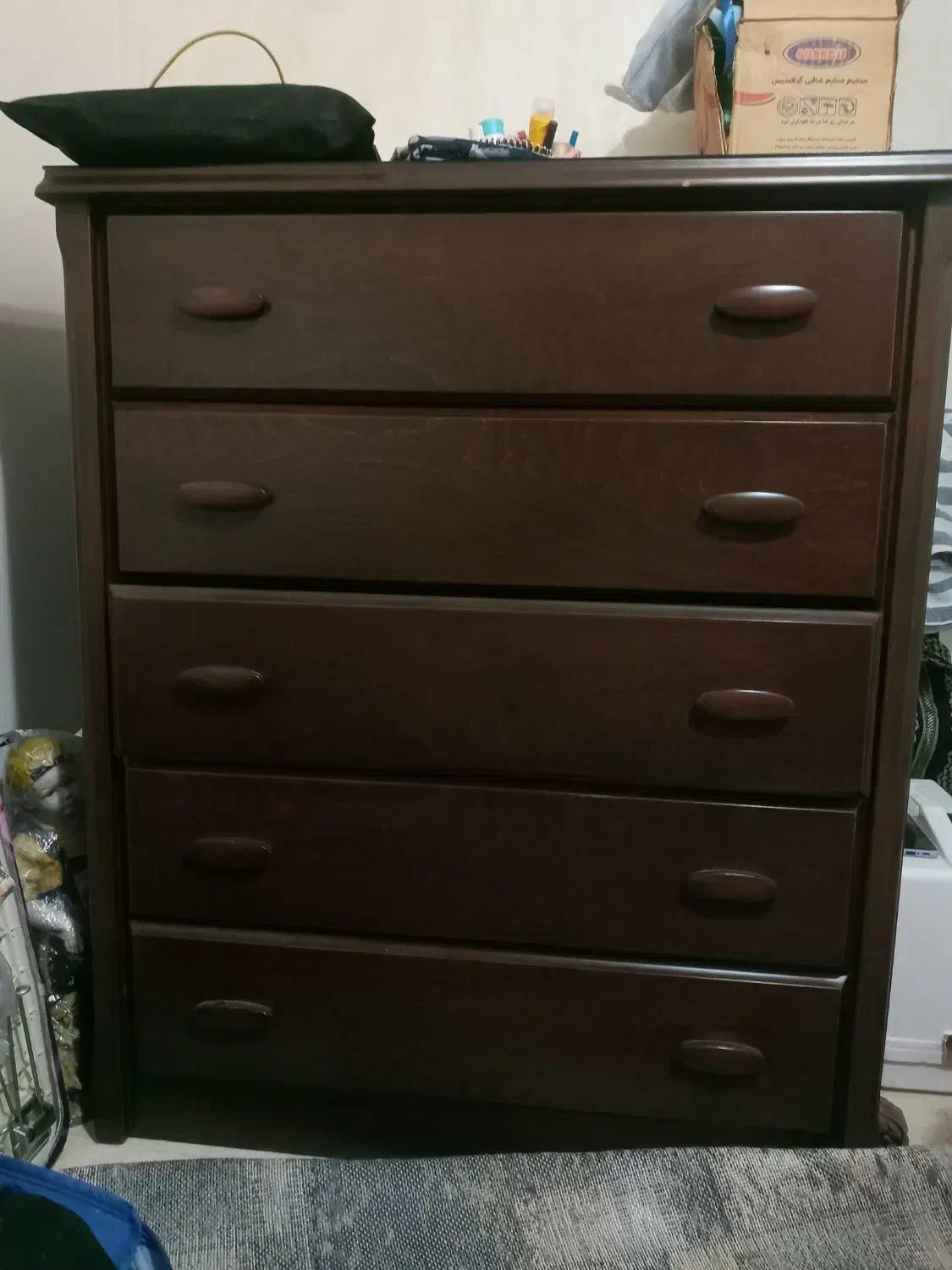 دراور ۵ کشو کاملا سالم سفارشی ساخته شده|جاکفشی، کمد، دراور|تهران, سلیمانی|دیوار