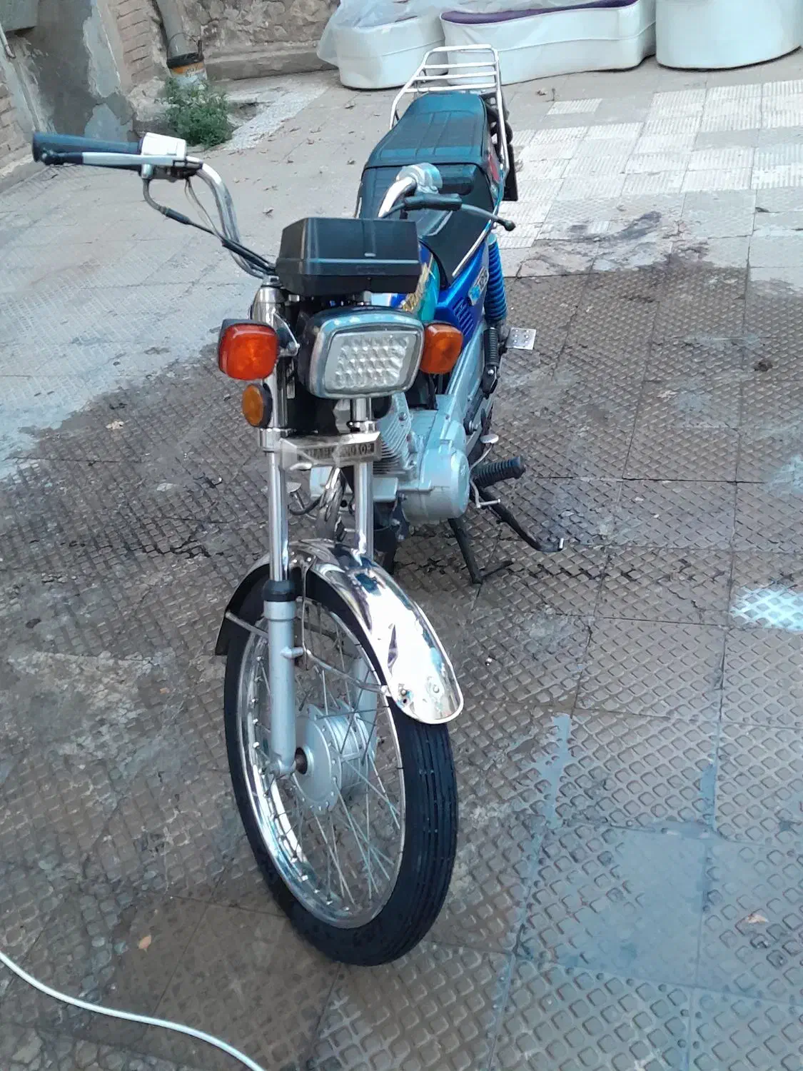 موتور هندا مزایده پلاک ملی|موتورسیکلت|تهران, دبستان|دیوار