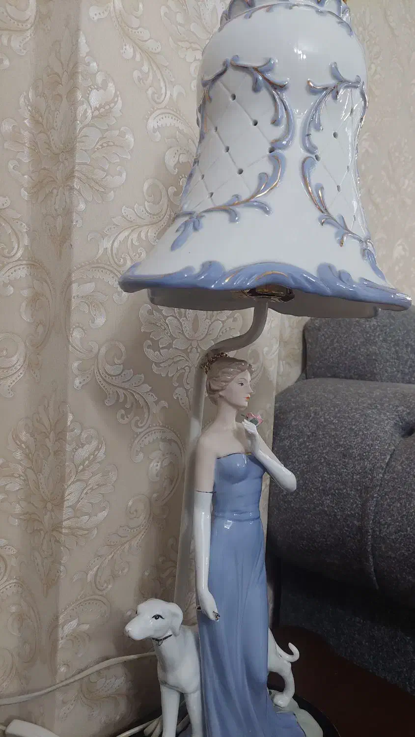 آباژور چینی خارجی|چراغ خواب و آباژور|تهران, مینابی|دیوار