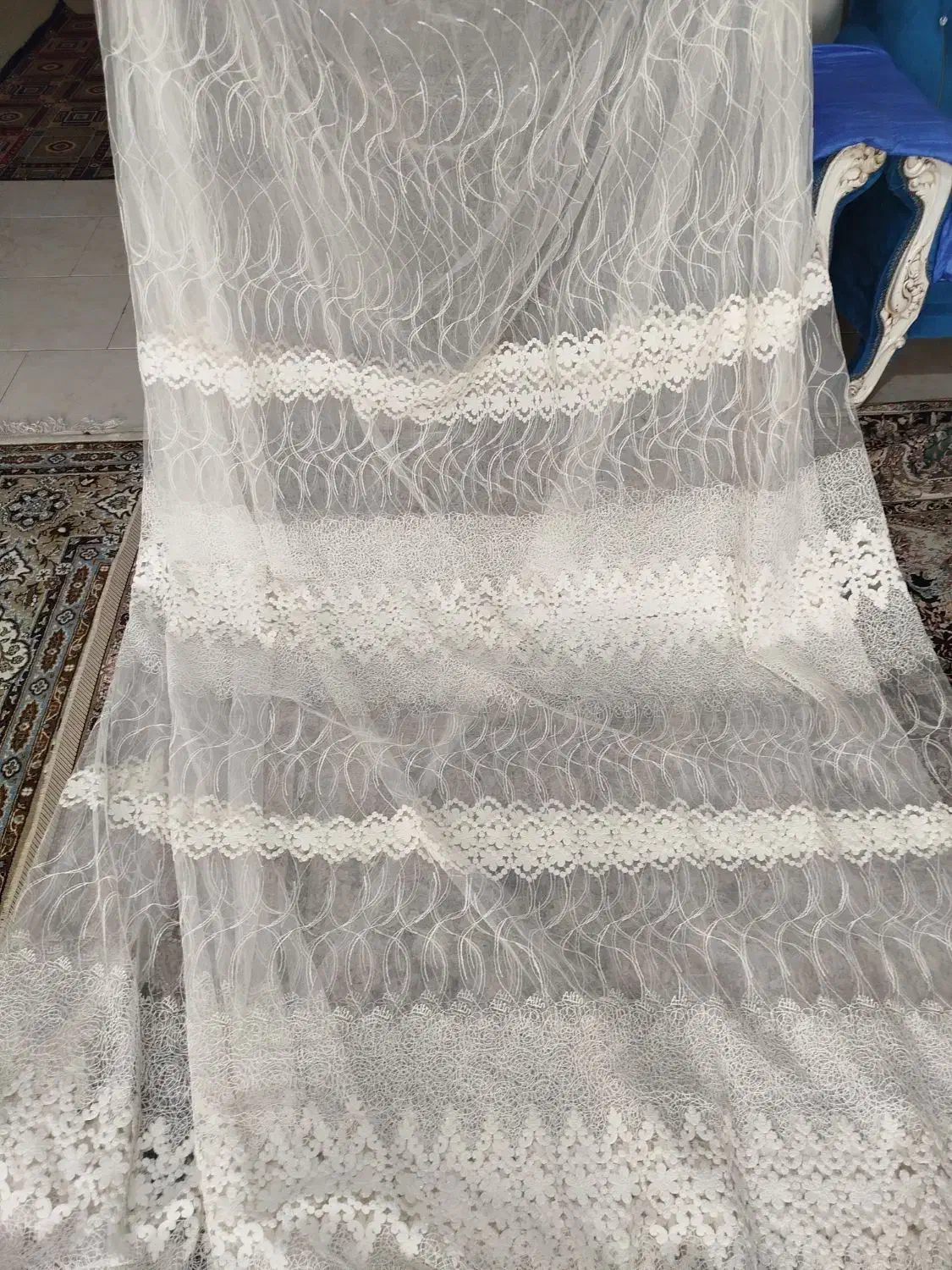 پرده پذیرایی|پرده، رانر، رومیزی|تهران, خاک سفید|دیوار