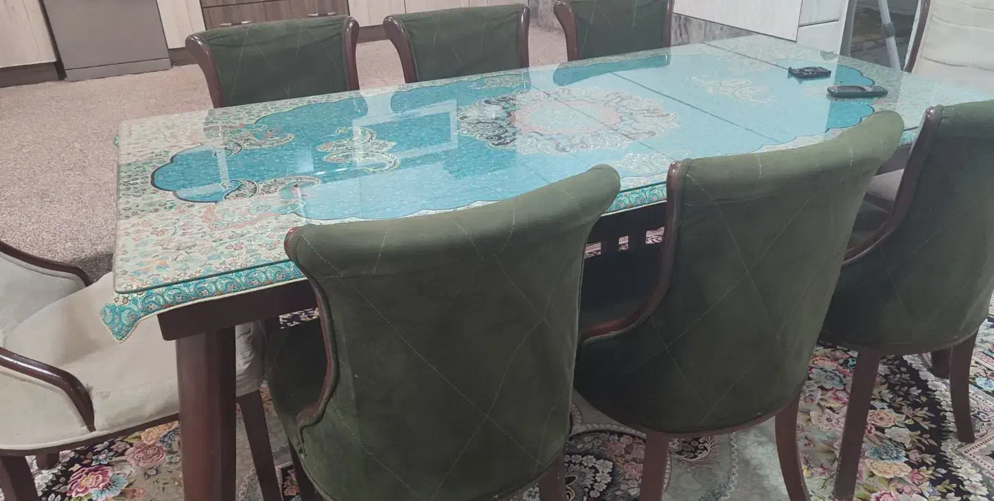 میز و صندلی ۸ نفره نهارخوری|میز و صندلی غذاخوری|دره شهر, |دیوار